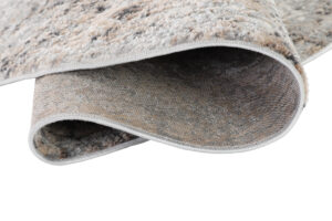 Vloerkleed Valley Rond Grijs Beige Vintage Ornamenten