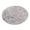 Vloerkleed Valley Rond Grijs Beige Vintage Ornamenten