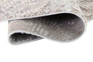 Vloerkleed Valley Rond Grijs Beige Geometrisch Vierkant