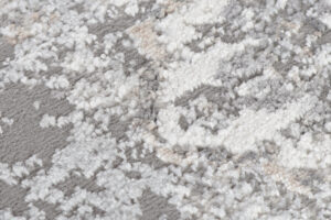 Vloerkleed Valley Rond Donker Grijs Gebloemd Rozetten