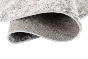 Vloerkleed Valley Rond Grijs Vintage Gebloemd