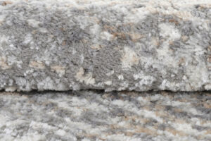 Vloerkleed Valley Rond Donker Grijs Abstract Lijnen