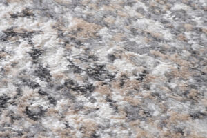 Vloerkleed Valley Rond Donker Grijs Abstract Lijnen