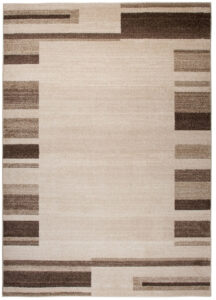 Vloerkleed Sari Beige Bruin Rand