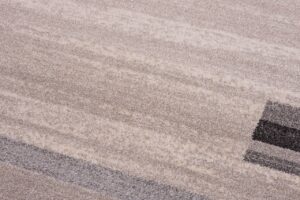 Vloerkleed Sari Licht Beige Grijs Rand