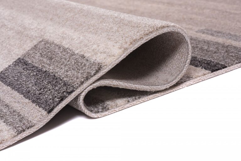 Vloerkleed Sari Licht Beige Grijs Rand