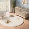 Kinderkleed Fluffin Rond Beige