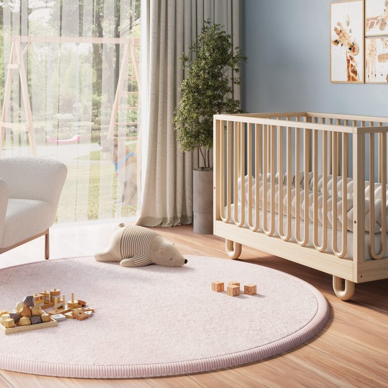 Kinderkleed Fluffin Rond Roze