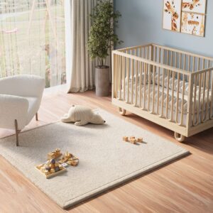 Kinderkleed Fluffin Vierkant Beige