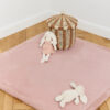 Kinderkleed Fluffin Vierkant Roze