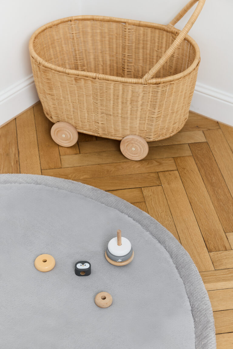 Kinderkleed Fluffin Rond Lichtgrijs