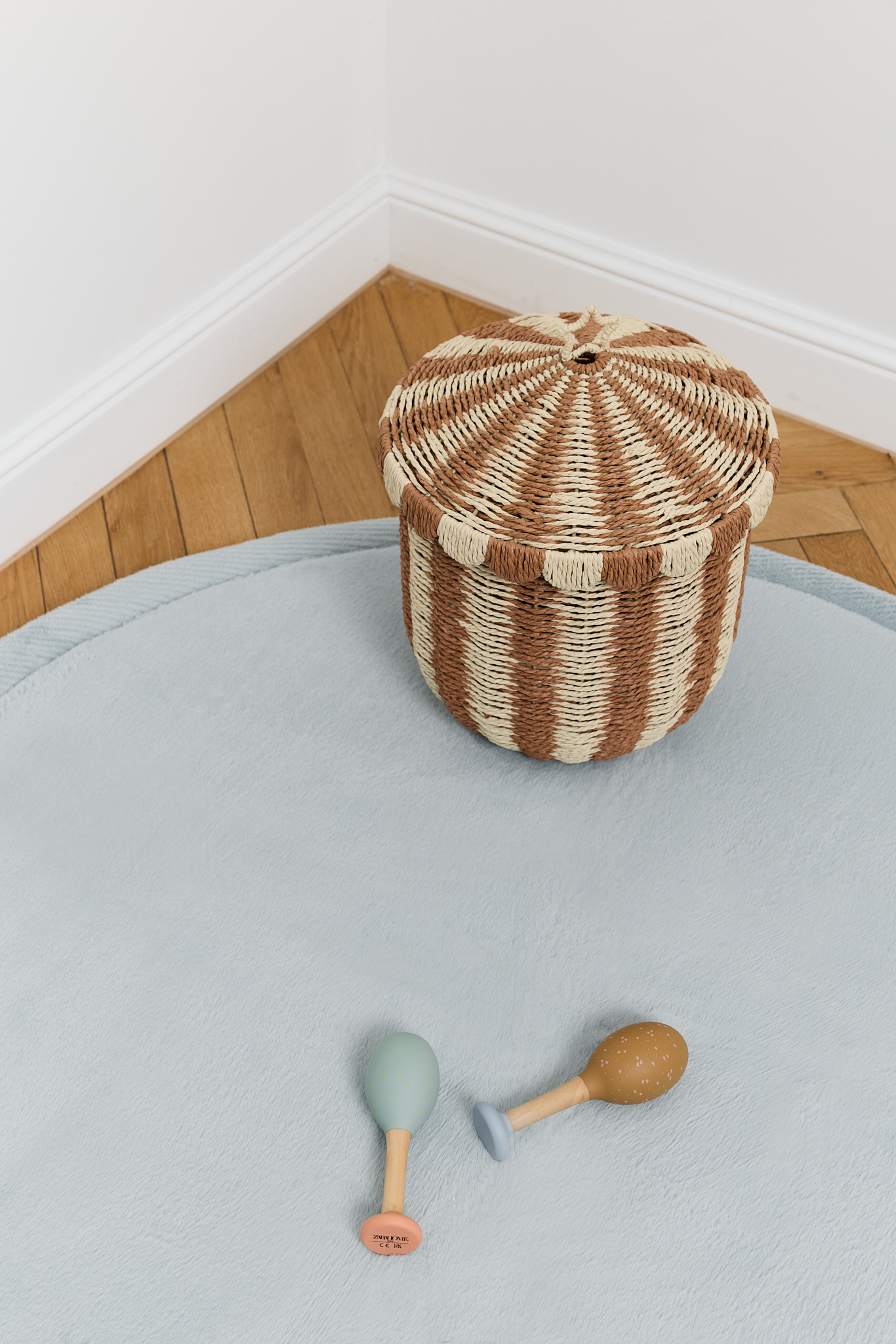 Kinderkleed Fluffin Rond Blauw