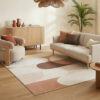 Vloerkleed Wisp Beige Pastel Geometrisch