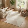 Vloerkleed Wisp Licht Beige Geometrisch