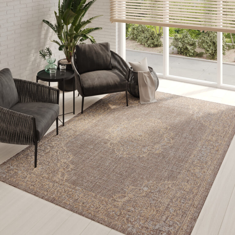 Buitentapijt Melissa Bruin Vintage