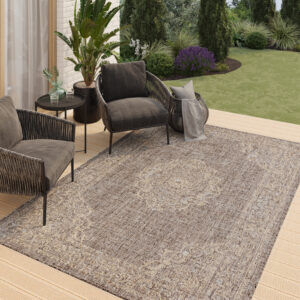 Buitentapijt Melissa Bruin Vintage