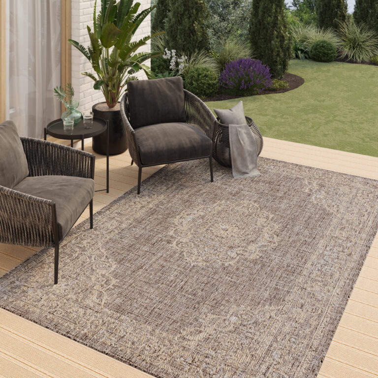 Buitentapijt Melissa Bruin Vintage