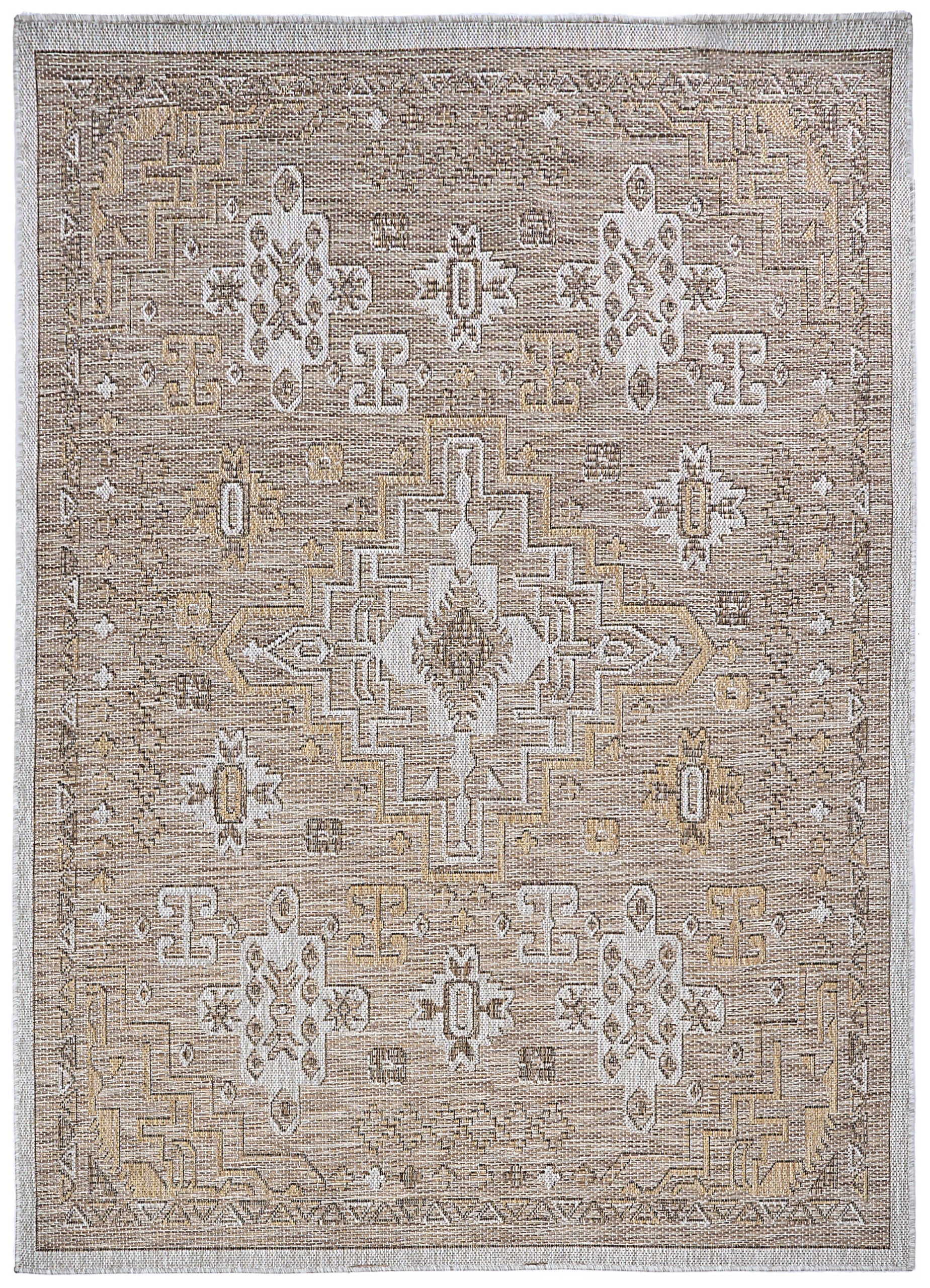 Buitenkleed Yucana Bruin Grijs Vintage