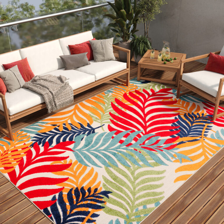Buitenkleed Patio Veelkleurig Tropisch
