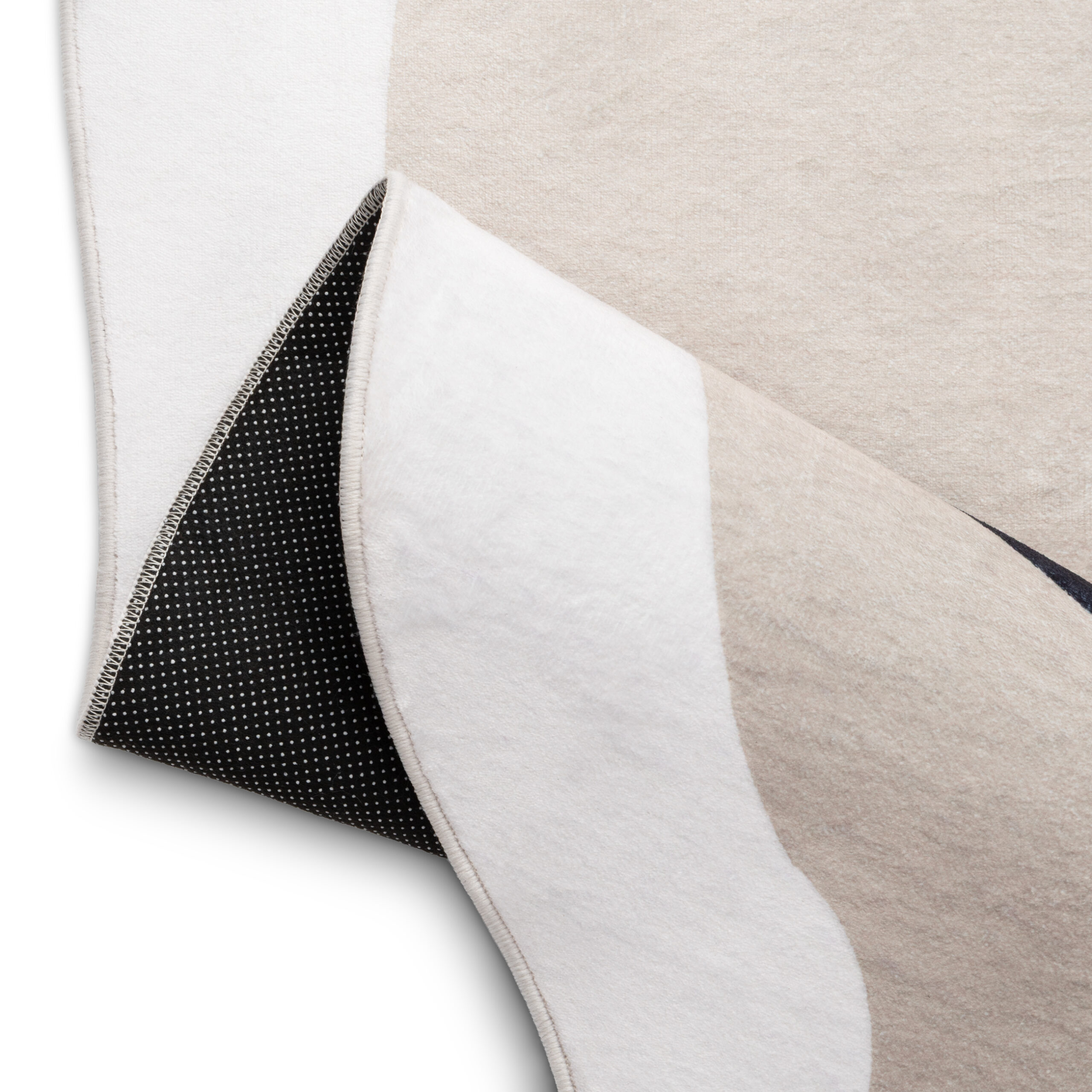 Vloerkleed Wisp Met Onregelmatige Vorm Beige