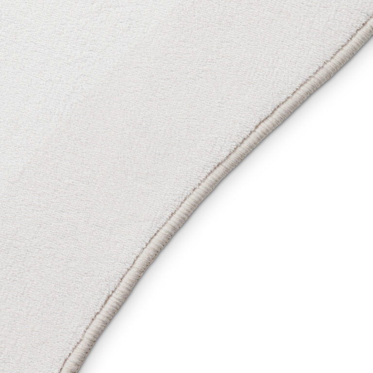 Vloerkleed Wisp Met Onregelmatige Vorm Wit Lijnen