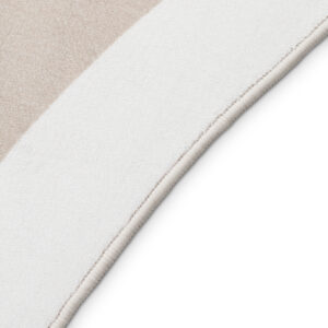 Vloerkleed Wisp Met Onregelmatige Vorm Beige Lijnen