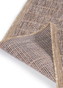 Buitenkleed Yucana Bruin Beige Rand