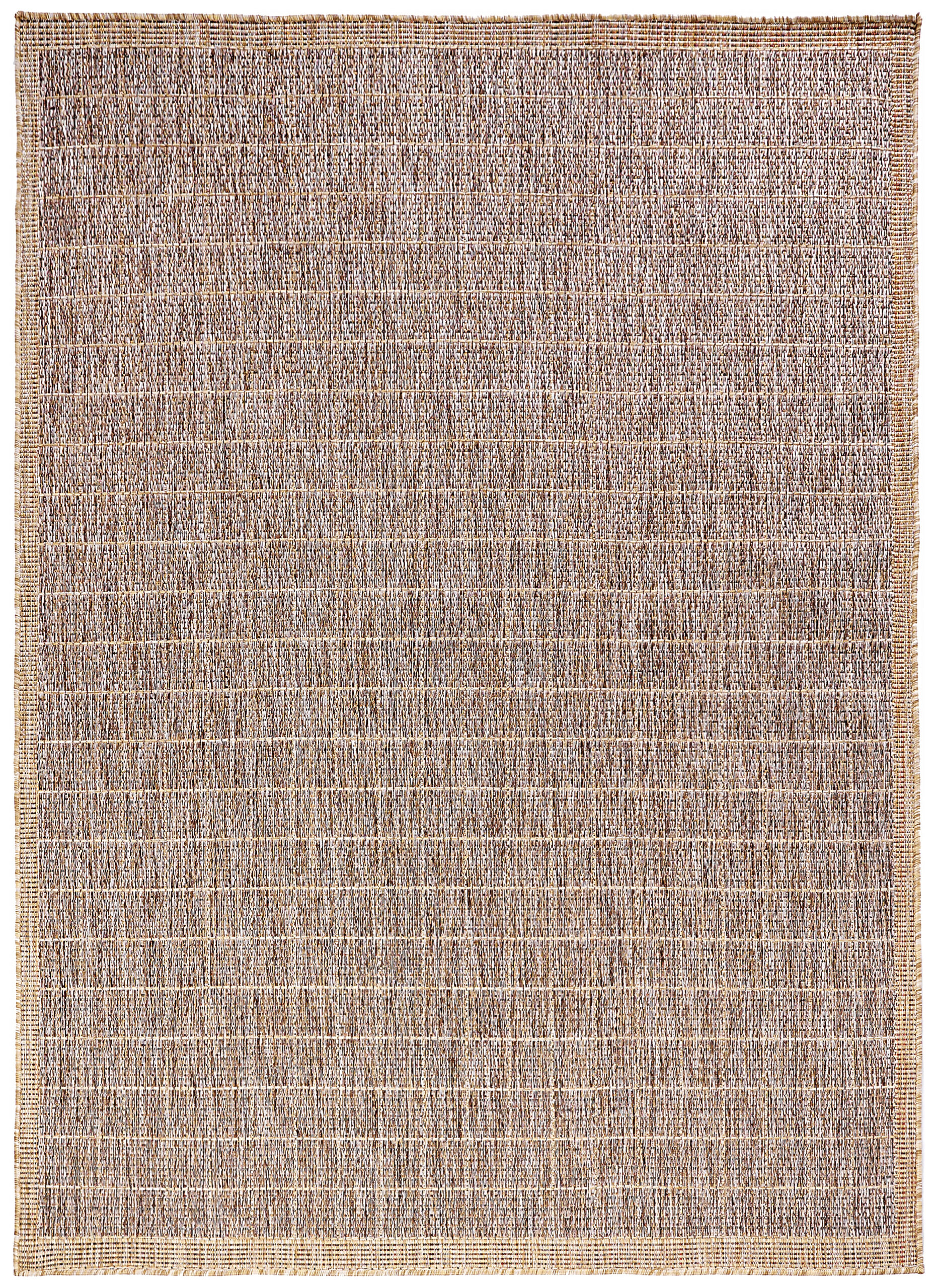 Buitenkleed Yucana Bruin Beige Rand