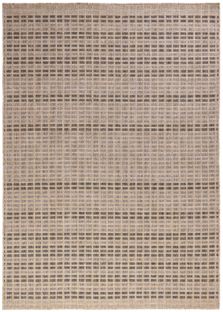 Buitenkleed Yucana Beige Bruin Ruit