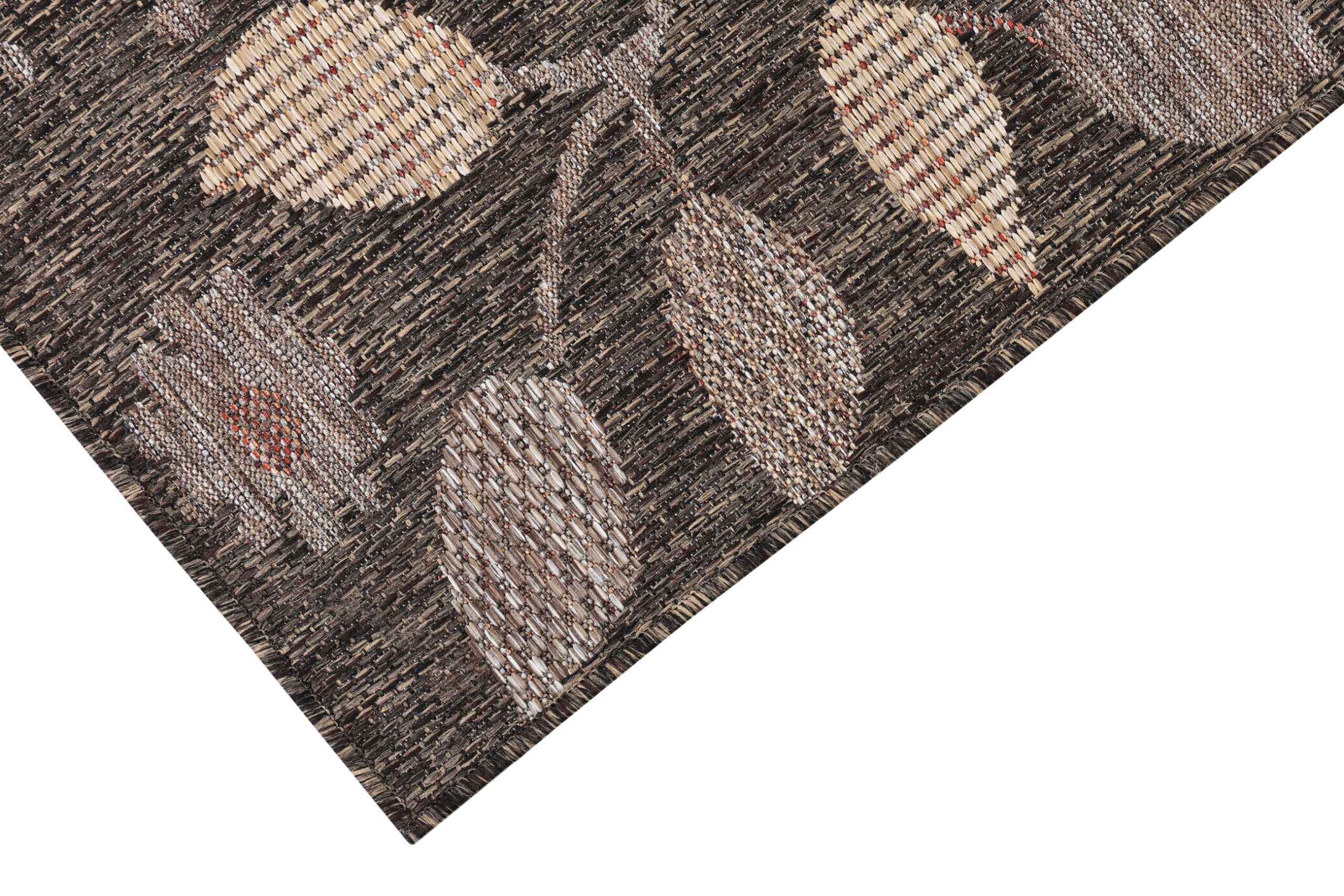 Buitentapijt Melissa Bruin Bloemen