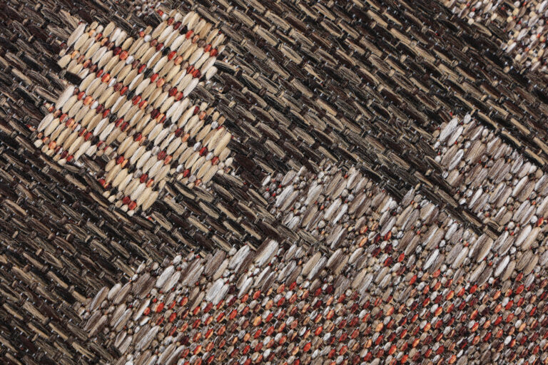 Buitentapijt Melissa Bruin Bloemen