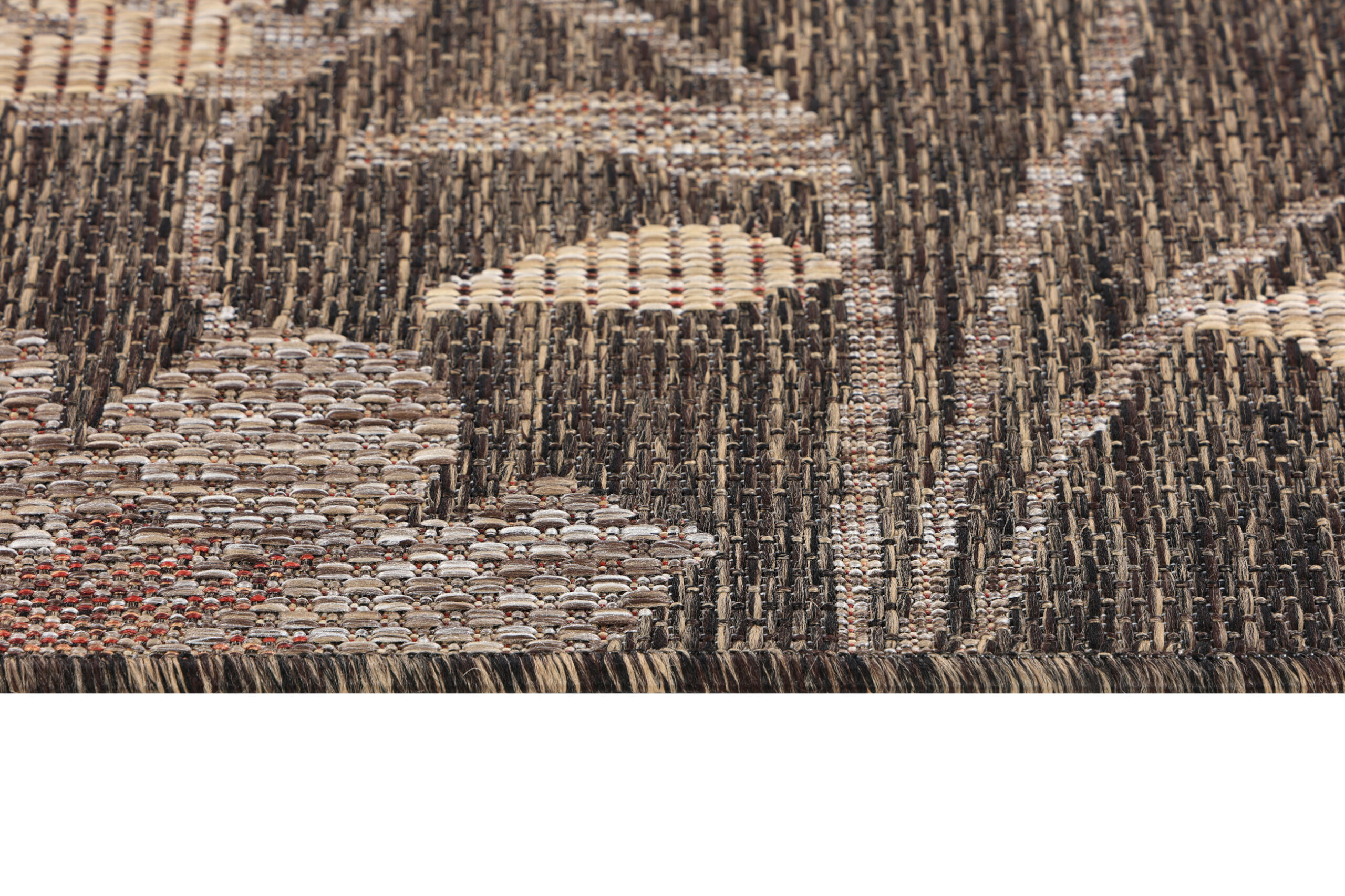 Buitentapijt Melissa Bruin Bloemen