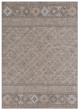 Buitentapijt Melissa Bruin Geometrisch