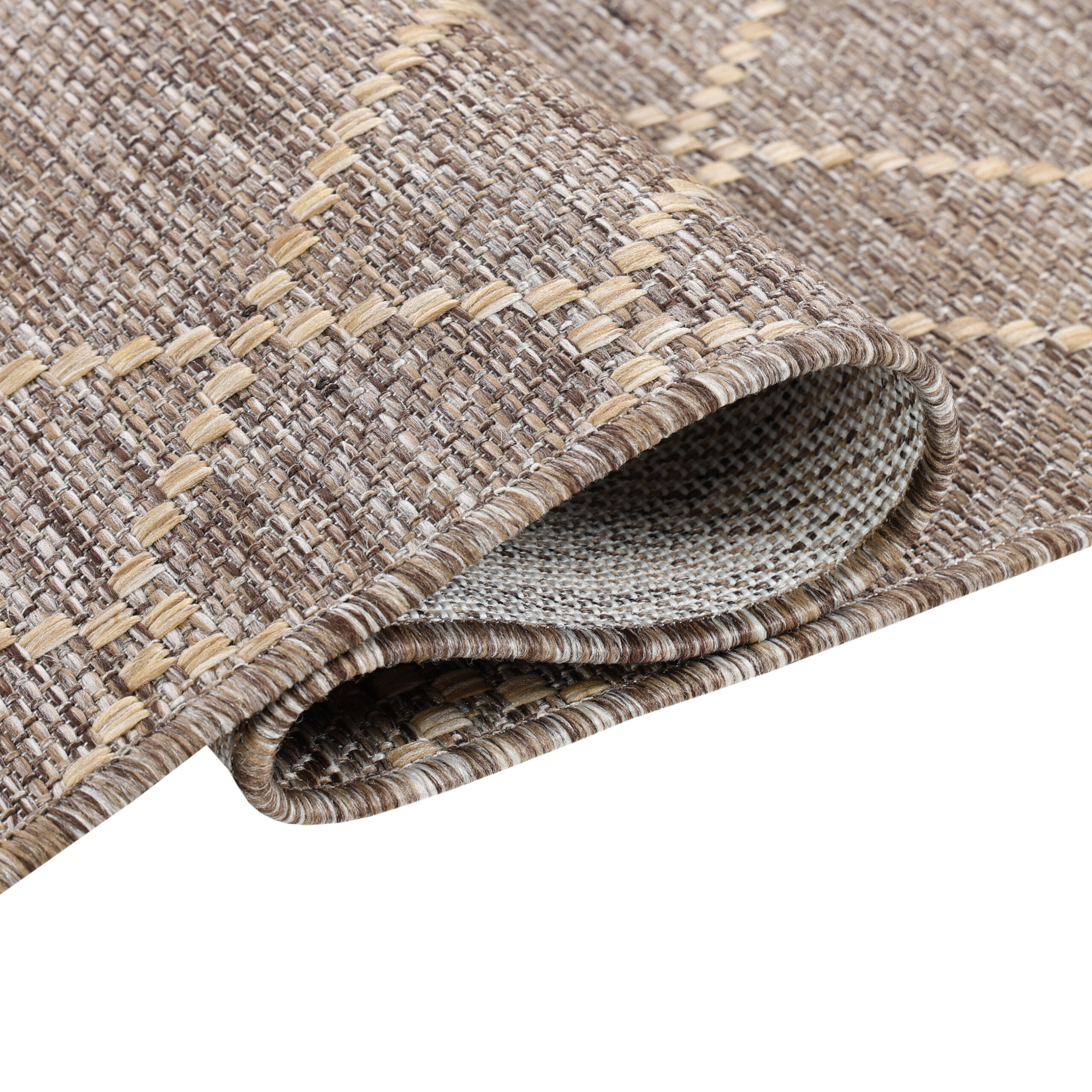 Buitentapijt Melissa Bruin Geometrisch