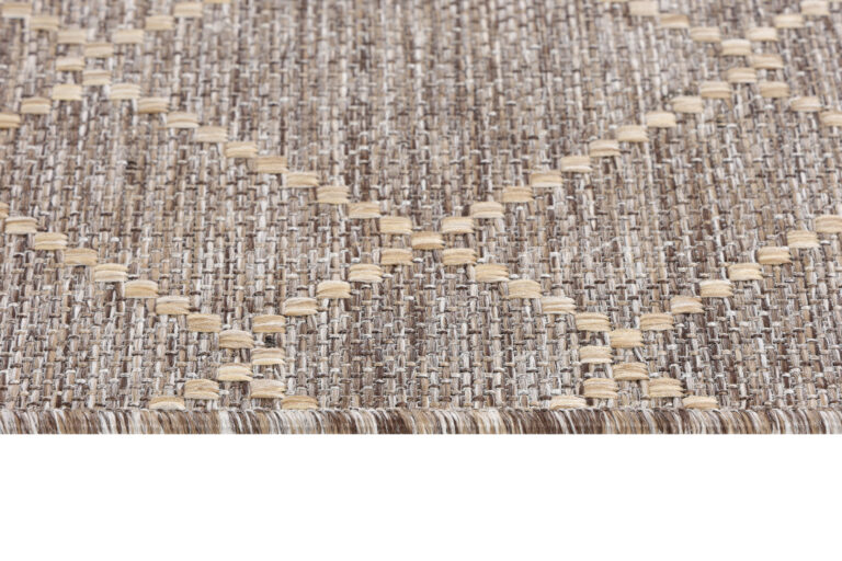 Buitentapijt Melissa Bruin Geometrisch