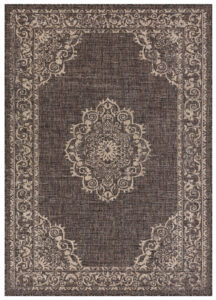 Buitentapijt Melissa Donker Bruin Vintage