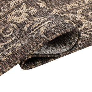 Buitentapijt Melissa Donker Bruin Vintage