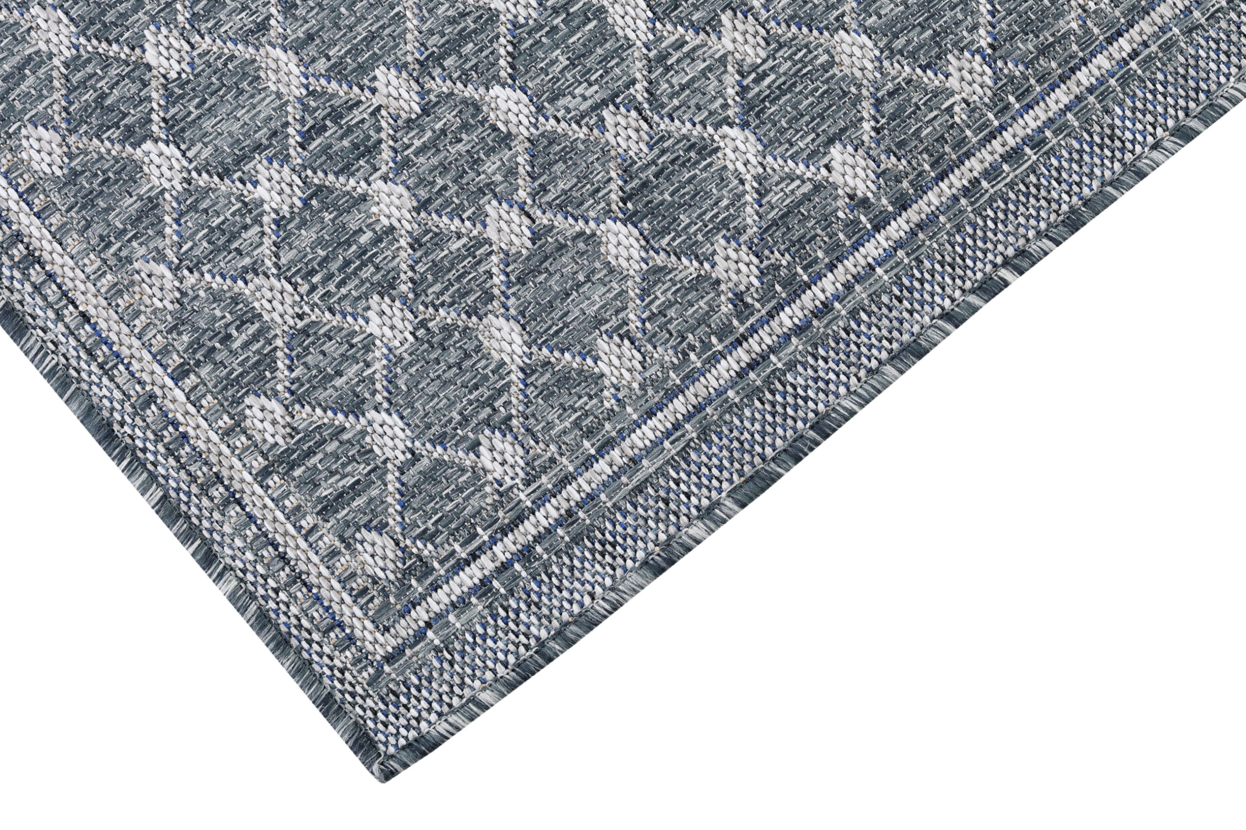 Buitentapijt Melissa Blauw Ruiten