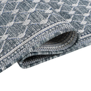 Buitentapijt Melissa Blauw Ruiten