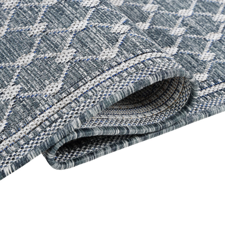 Buitentapijt Melissa Blauw Ruiten
