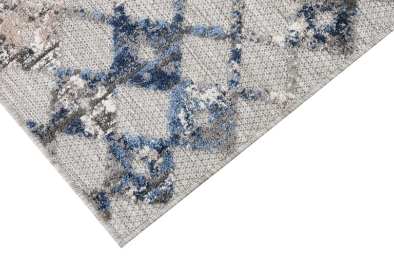 Buitenkleed Patio Grijs Geometrisch