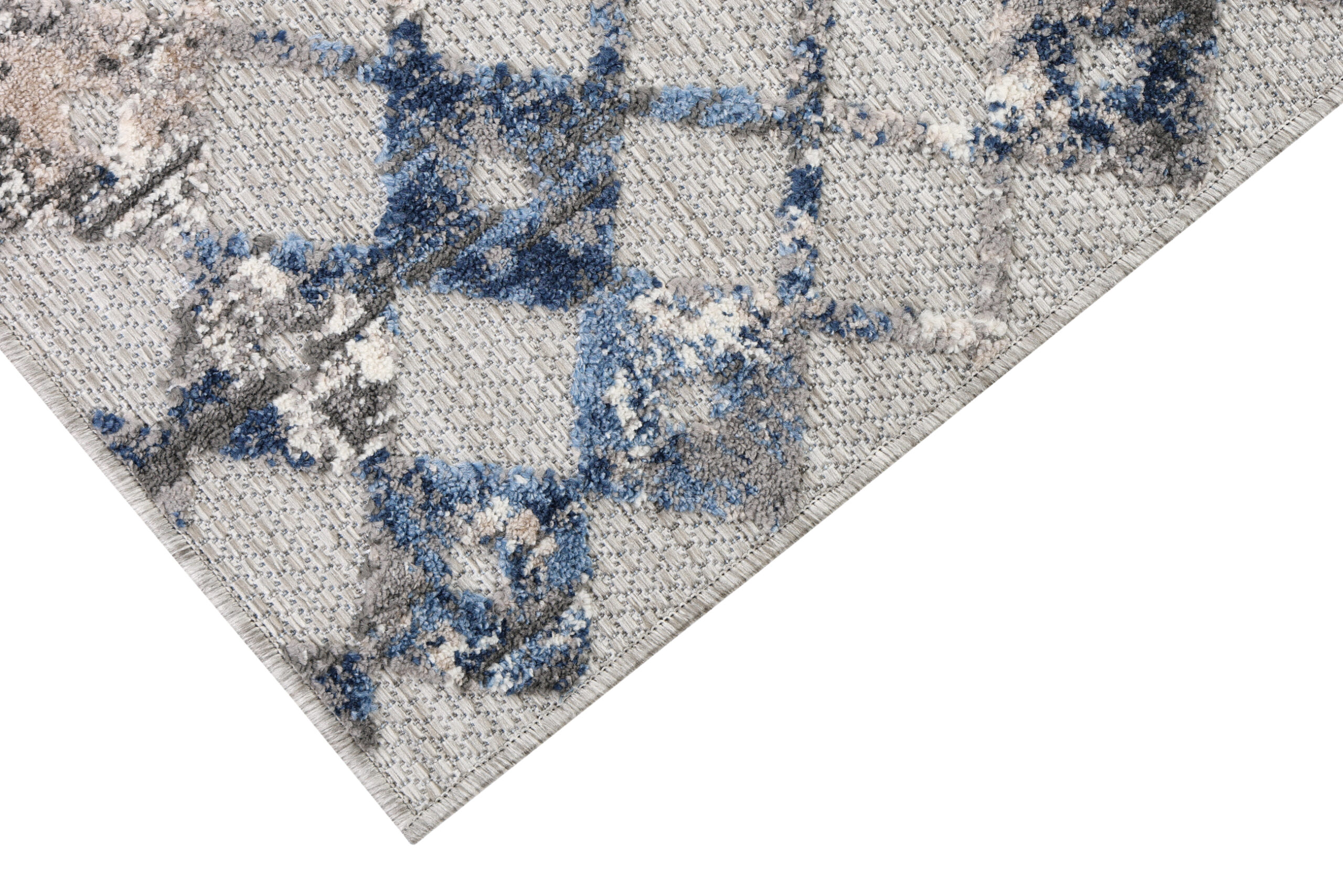 Buitenkleed Patio Grijs Geometrisch