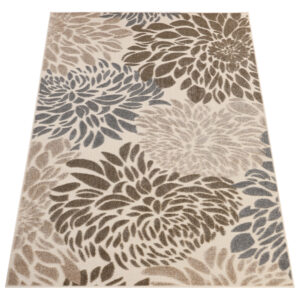 Buitenkleed Patio Beige Bloemen