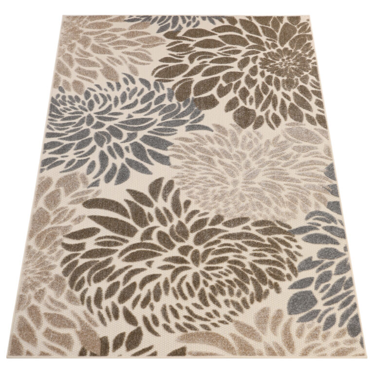 Buitenkleed Patio Beige Bloemen