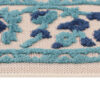Buitenkleed Patio Blauw Rozet