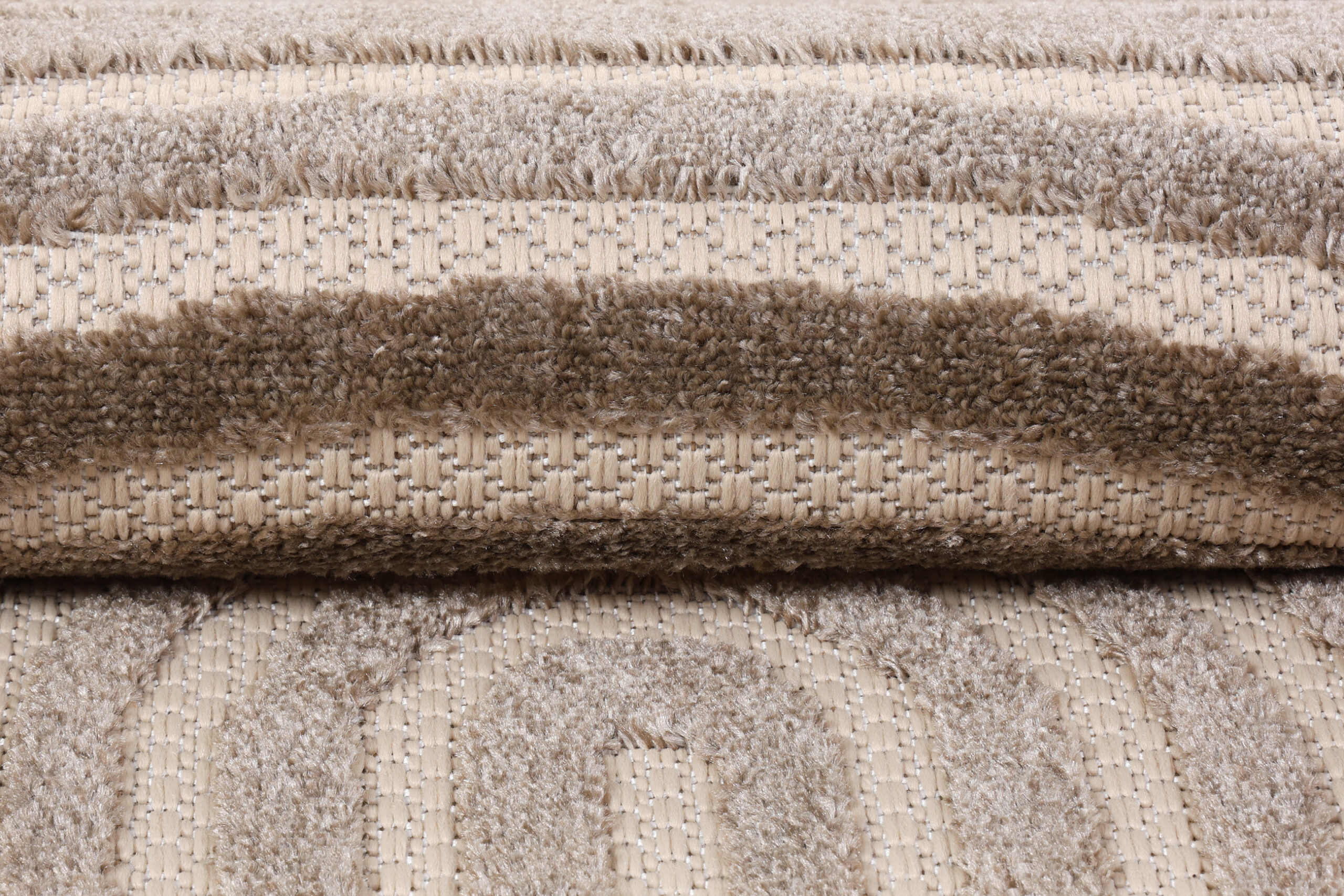 Buitenkleed Patio Beige Crème Lijnen