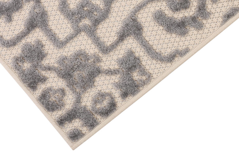 Buitenkleed Patio Crème Grijs Ornamenten