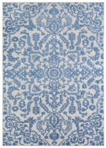 Buitenkleed Patio Blauw Ornamenten