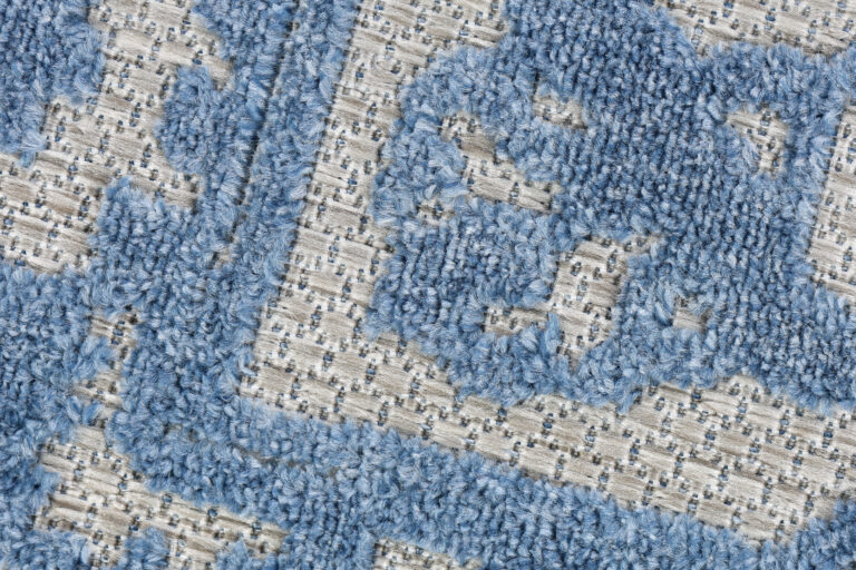 Buitenkleed Patio Blauw Ornamenten