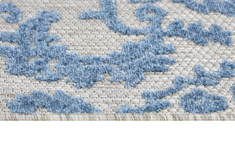 Buitenkleed Patio Blauw Ornamenten